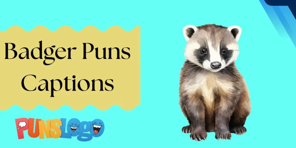 Badger Puns Captions