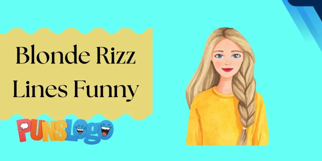 Blonde Rizz Lines Funny