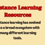 Distance Learning Resources