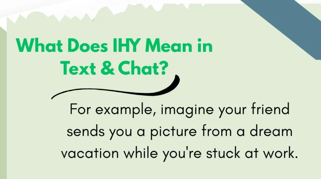 What Does IHY Mean in Text & Chat?