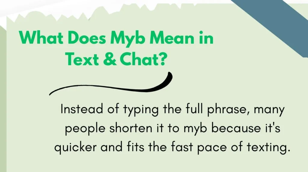 What Does Myb Mean in Text & Chat?