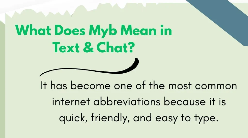What Does Myb Mean in Text & Chat?