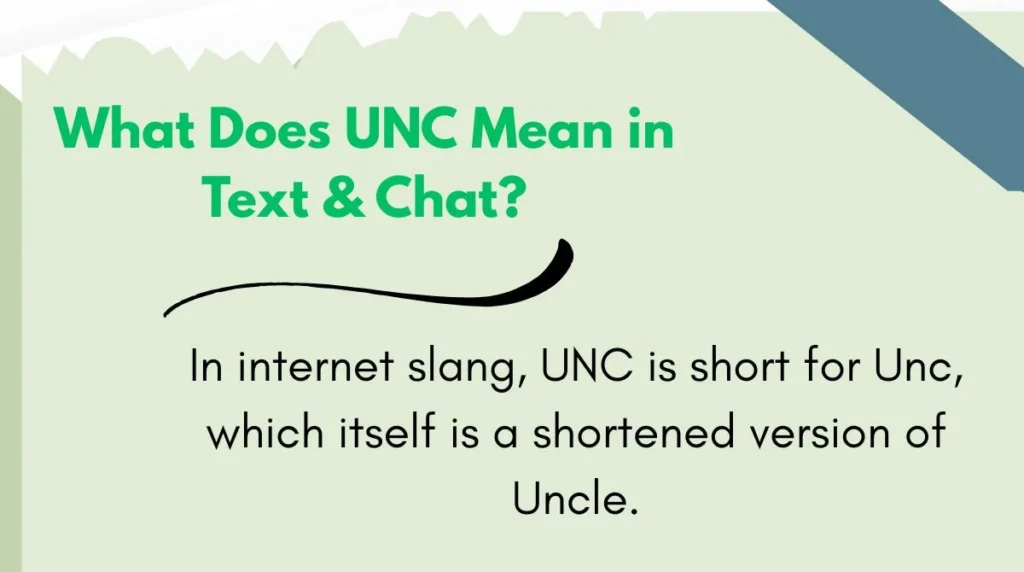 What Does UNC Mean in Text & Chat?